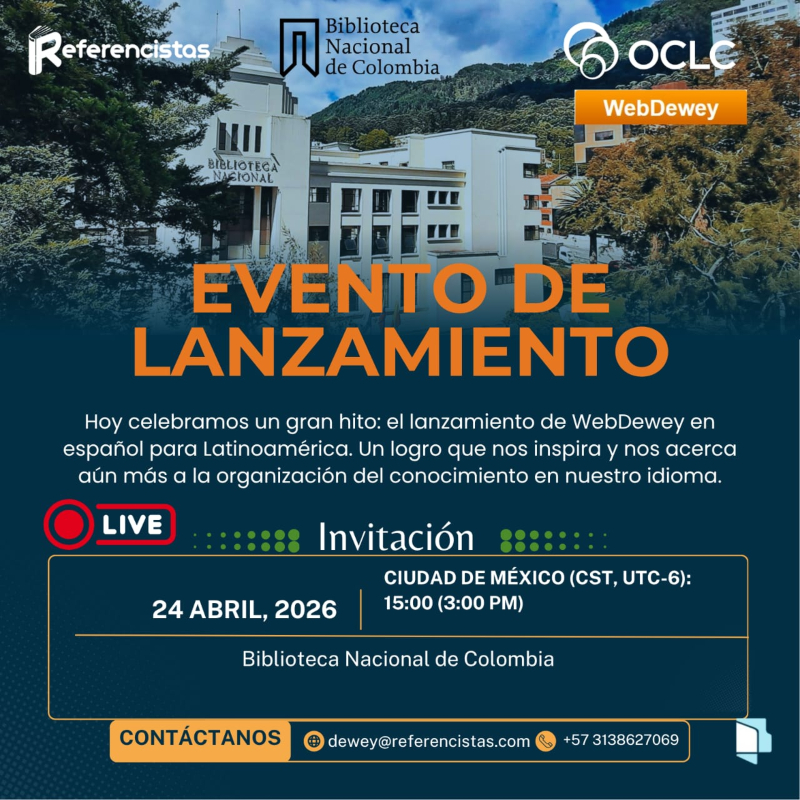 Lanzamiento oficial de WebDewey en español para Latinoamérica